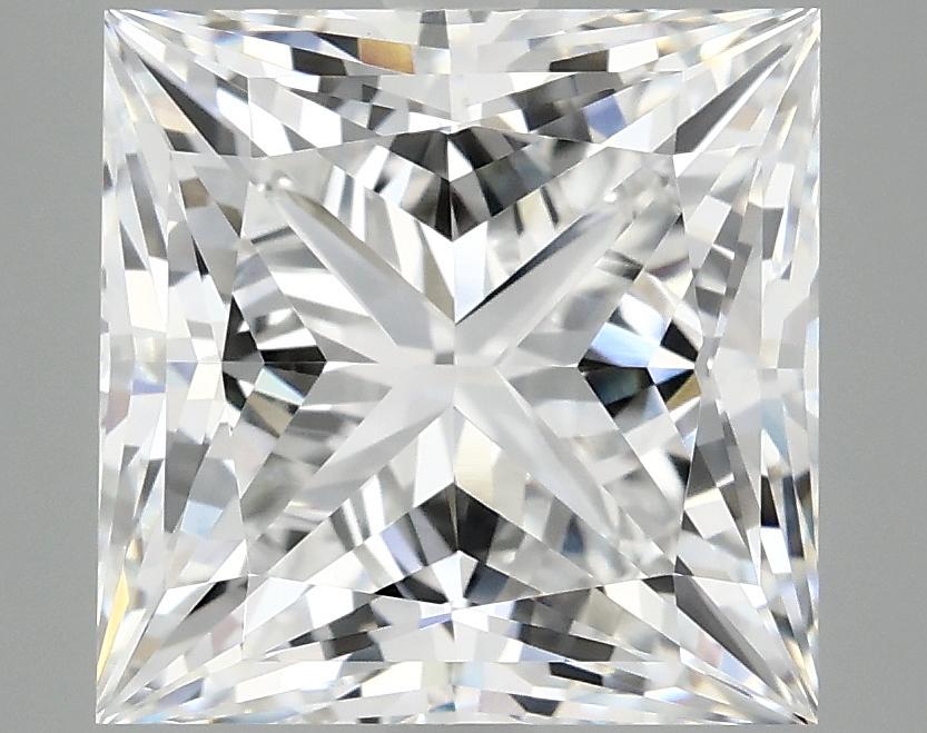 5.08 Carat Princess Shaped Ideal Cut VVS2 IGI Certified Lab Grown Diamond