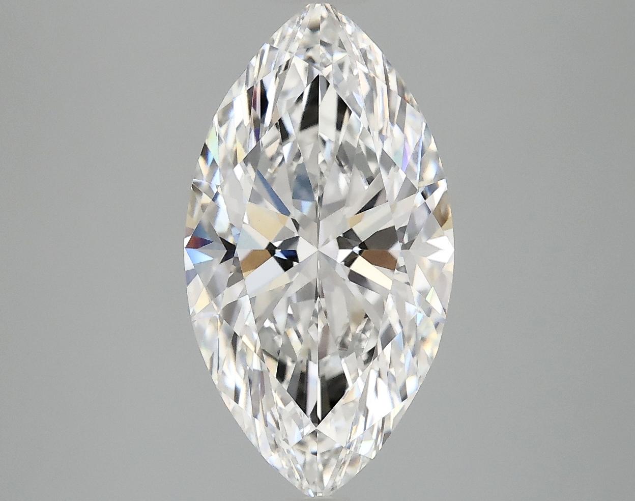 3.09 Carat Marquise Shaped Excellent Cut VVS2 IGI Certified Lab Grown Diamond