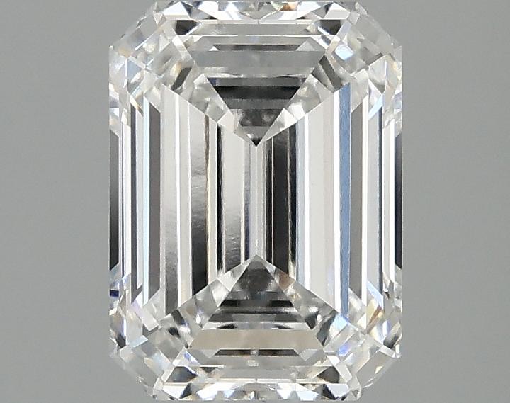 2.03 Carat Emerald Shaped Excellent Cut VVS2 IGI Certified Lab Grown Diamond