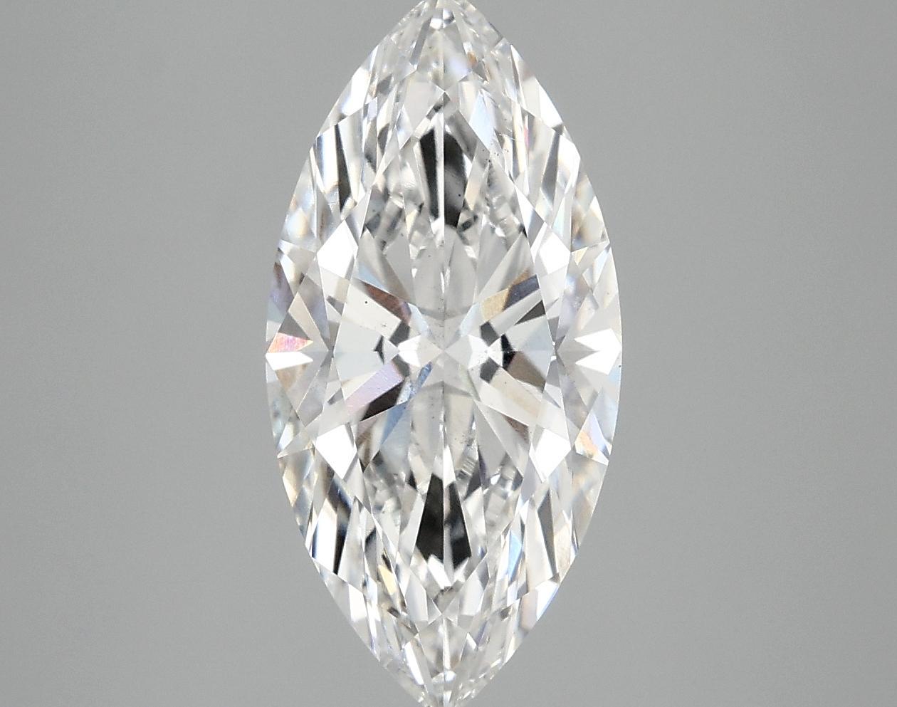 3.09 Carat Marquise Shaped Excellent Cut VS2 IGI Certified Lab Grown Diamond