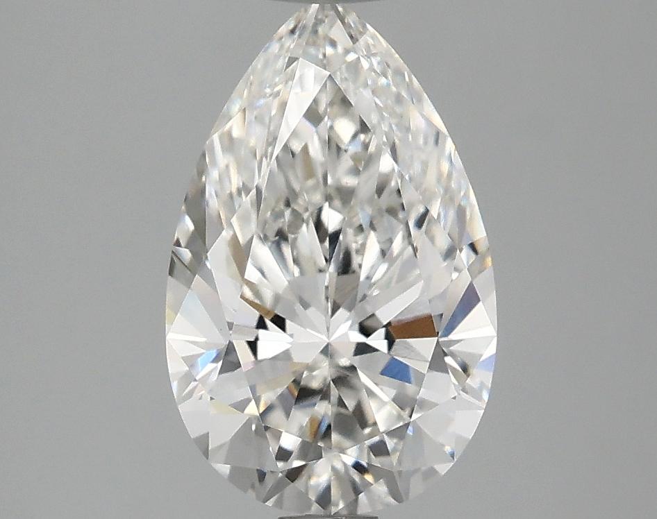 2.09 Carat Pear Shaped Ideal Cut VVS2 IGI Certified Lab Grown Diamond