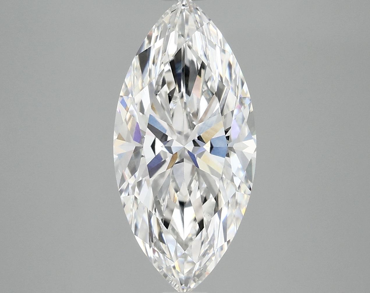 3.02 Carat Marquise Shaped Excellent Cut VS1 IGI Certified Lab Grown Diamond