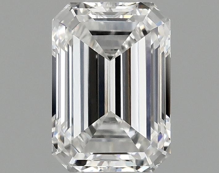 0.98 Carat Emerald Shaped Ideal Cut VVS1 IGI Certified Lab Grown Diamond