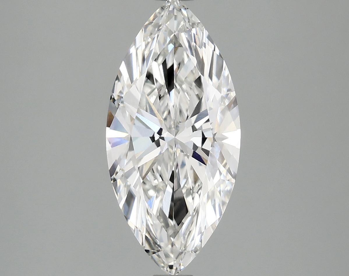 2.25 Carat Marquise Shaped Excellent Cut VVS2 IGI Certified Lab Grown Diamond