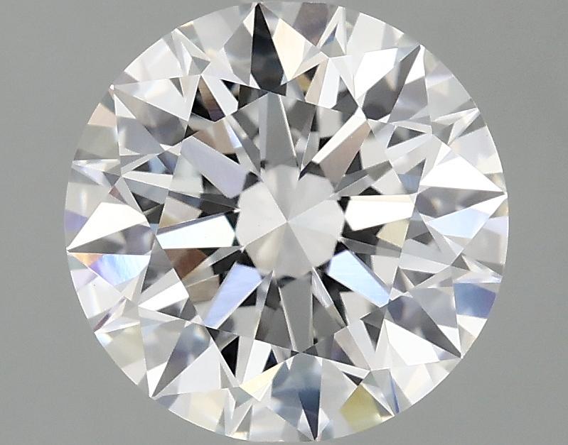3.09 Carat Round Shaped Ideal Cut VVS2 IGI Certified Lab Grown Diamond