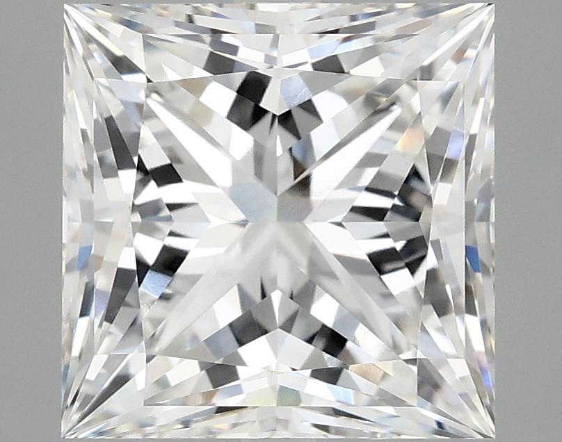 5.07 Carat Princess Shaped Ideal Cut VVS2 IGI Certified Lab Grown Diamond