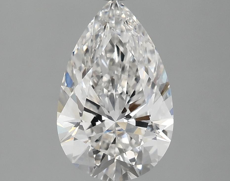 2.05 Carat Pear Shaped Ideal Cut VVS2 IGI Certified Lab Grown Diamond