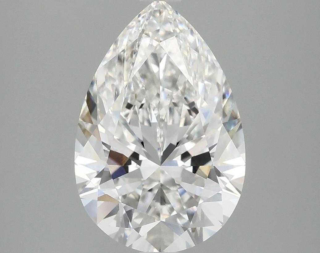 3.05 Carat Pear Shaped Excellent Cut VVS2 IGI Certified Lab Grown Diamond