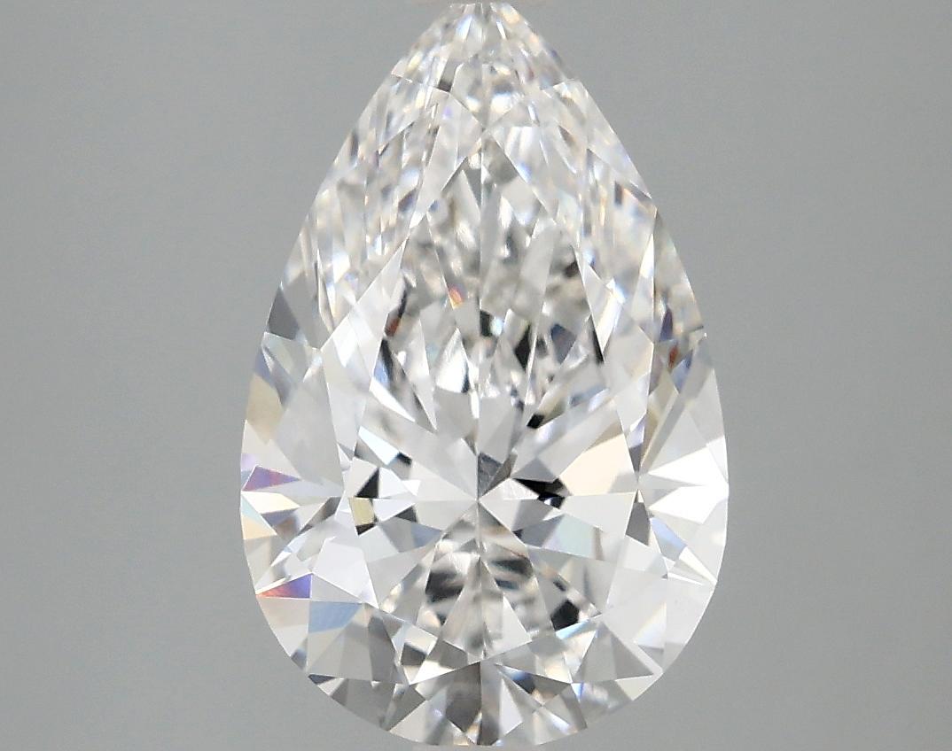 3.03 Carat Pear Shaped Ideal Cut VVS2 IGI Certified Lab Grown Diamond