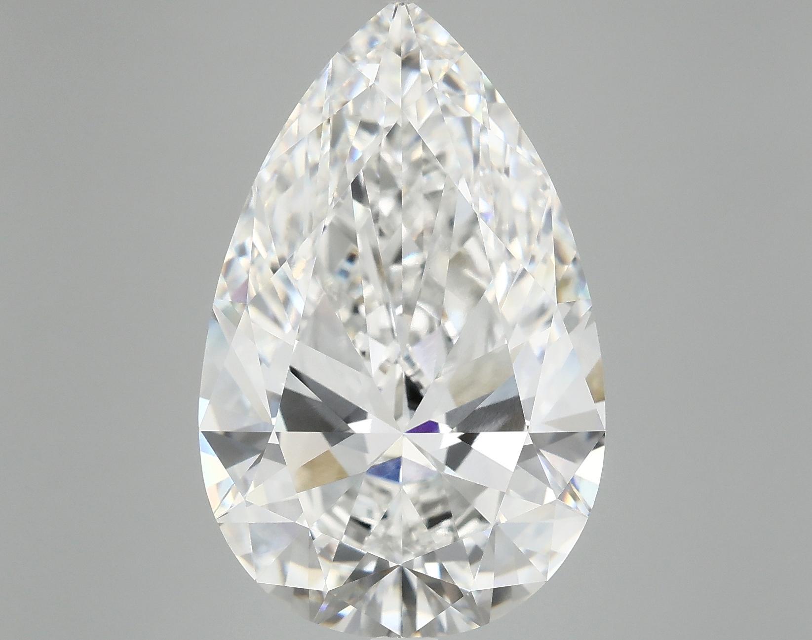 10.1 Carat Pear Shaped Ideal Cut VVS2 IGI Certified Lab Grown Diamond