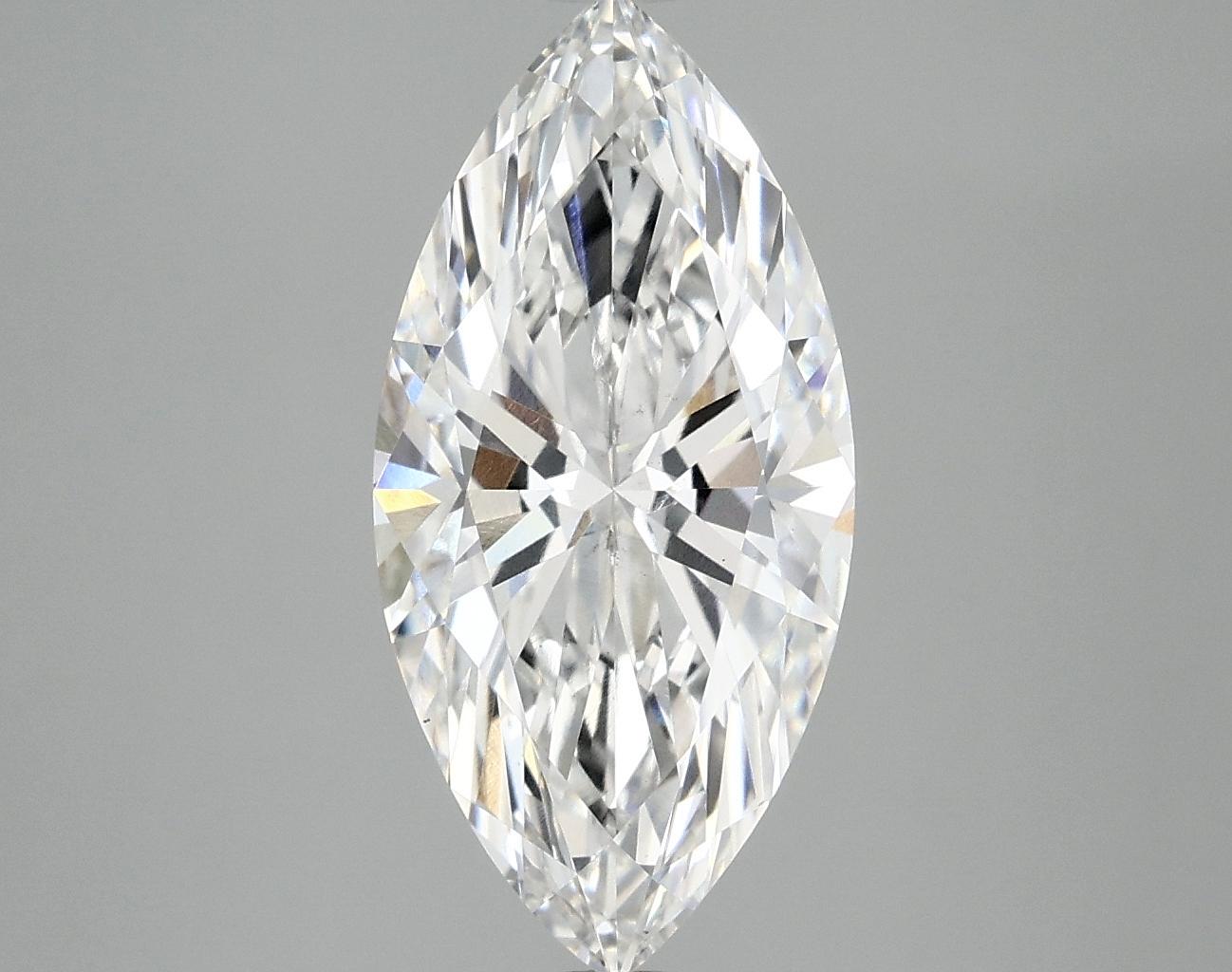3.09 Carat Marquise Shaped Excellent Cut VS2 IGI Certified Lab Grown Diamond