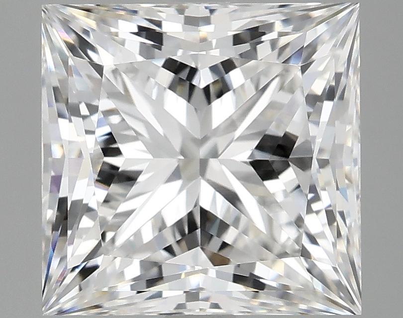 4.19 Carat Princess Shaped Ideal Cut VVS2 IGI Certified Lab Grown Diamond