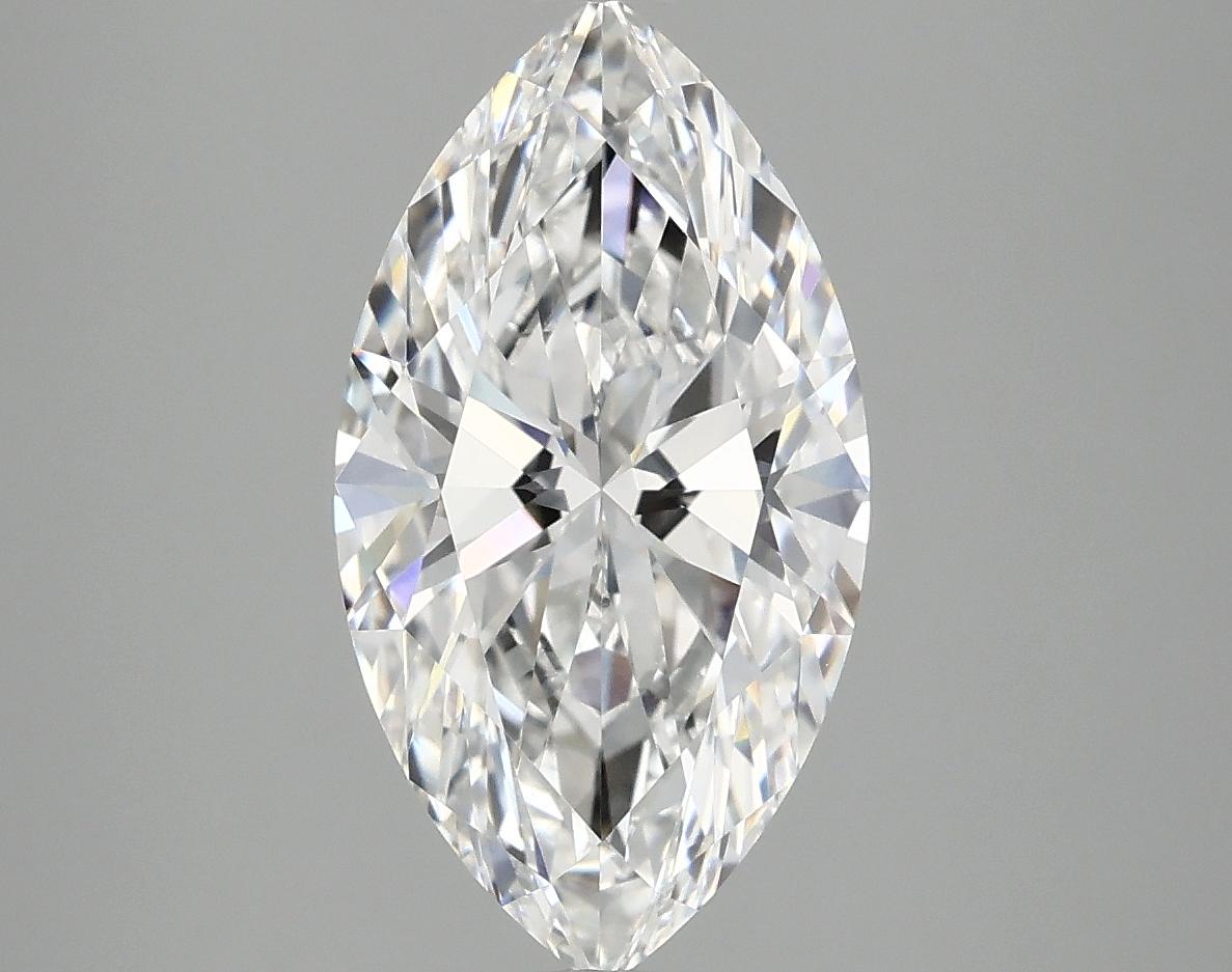 3.04 Carat Marquise Shaped Excellent Cut VVS2 IGI Certified Lab Grown Diamond