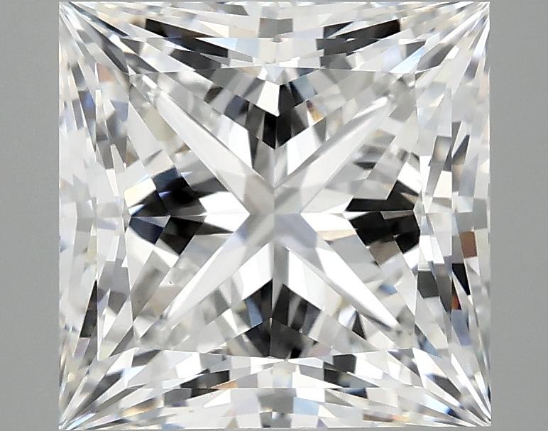 4.68 Carat Princess Shaped Ideal Cut VVS2 IGI Certified Lab Grown Diamond