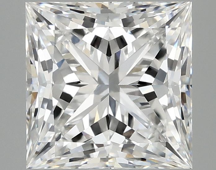 2.54 Carat Princess Shaped Ideal Cut VVS2 IGI Certified Lab Grown Diamond
