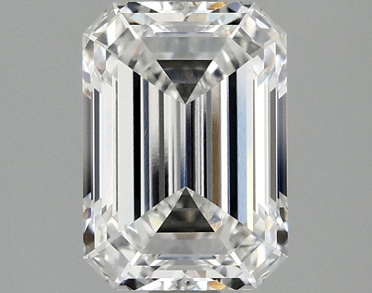 2.1 Carat Emerald Shaped Ideal Cut VVS2 IGI Certified Lab Grown Diamond
