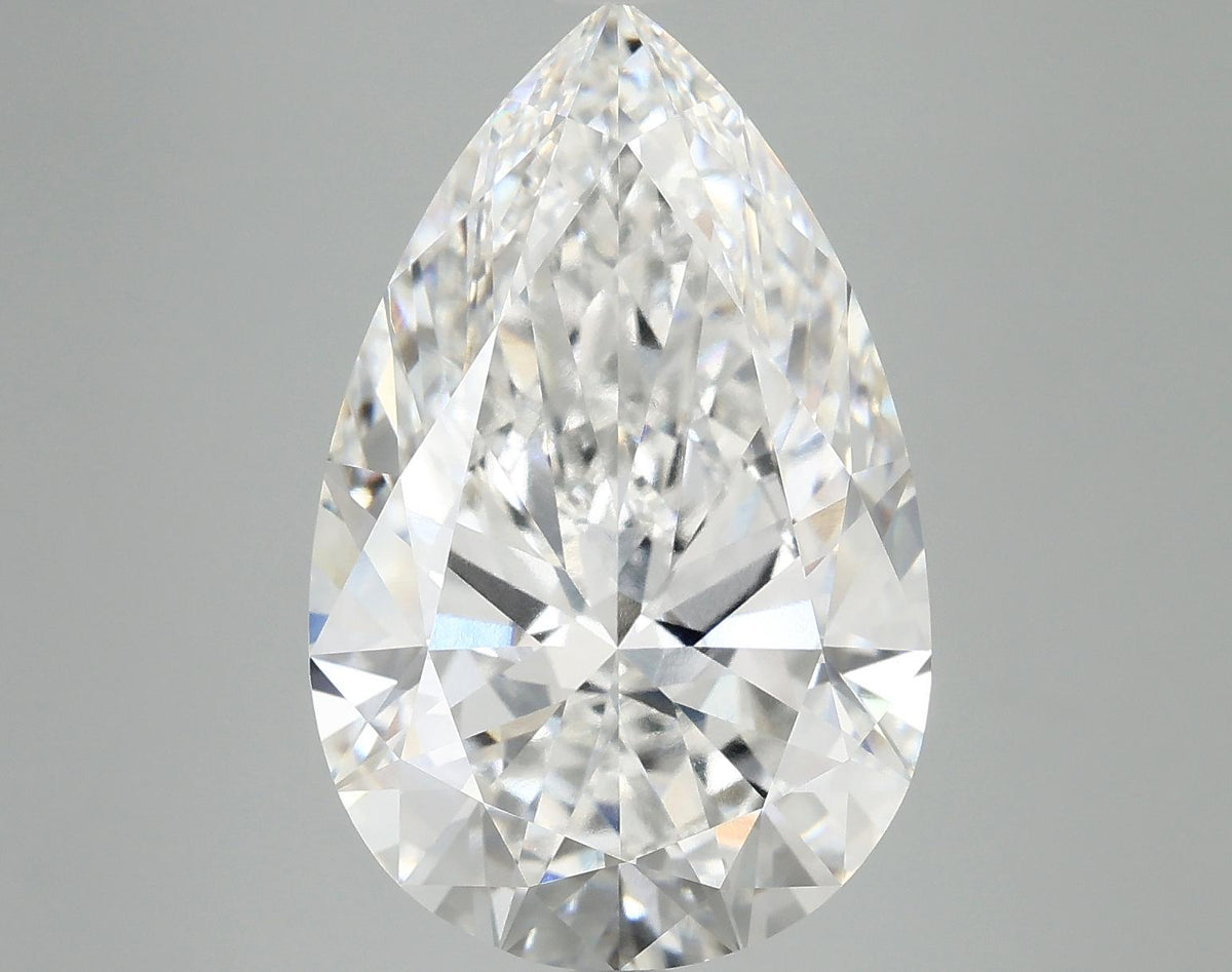 8.12 Carat Pear Shaped Ideal Cut VVS2 IGI Certified Lab Grown Diamond