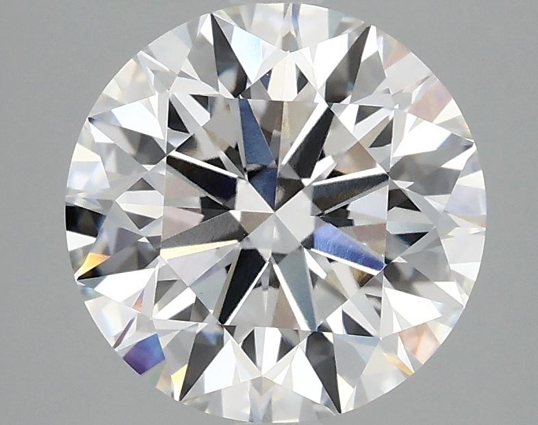 3.07 Carat Round Shaped Excellent Cut VVS2 IGI Certified Lab Grown Diamond