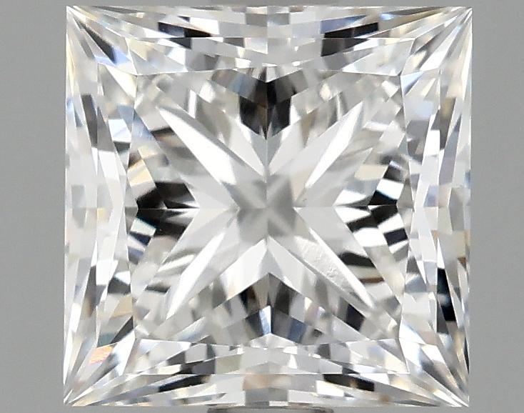 1.59 Carat Princess Shaped Ideal Cut VVS2 IGI Certified Lab Grown Diamond