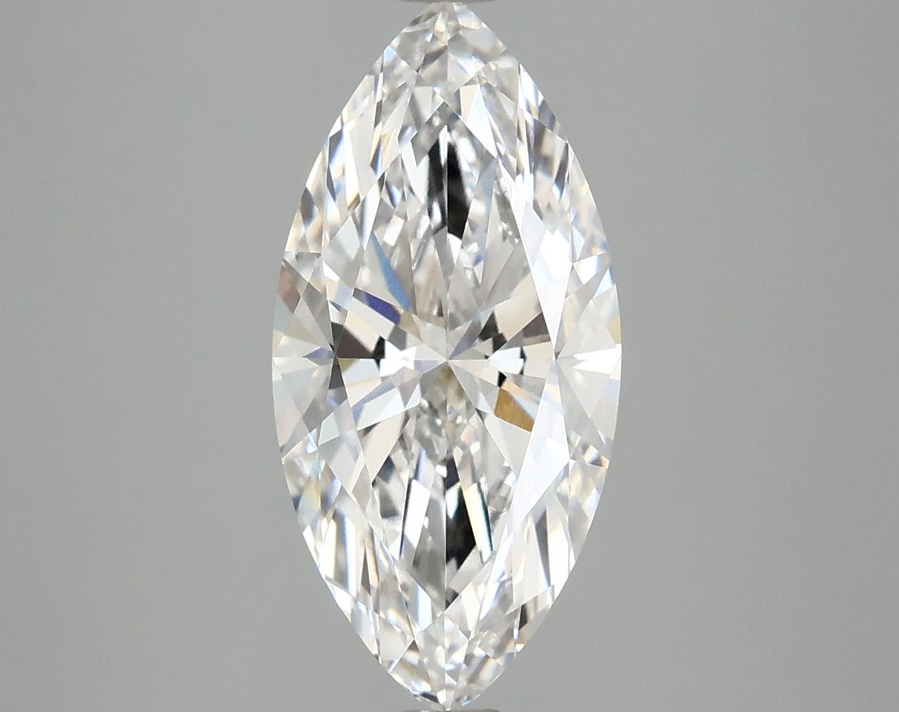 2.97 Carat Marquise Shaped Excellent Cut VS1 IGI Certified Lab Grown Diamond