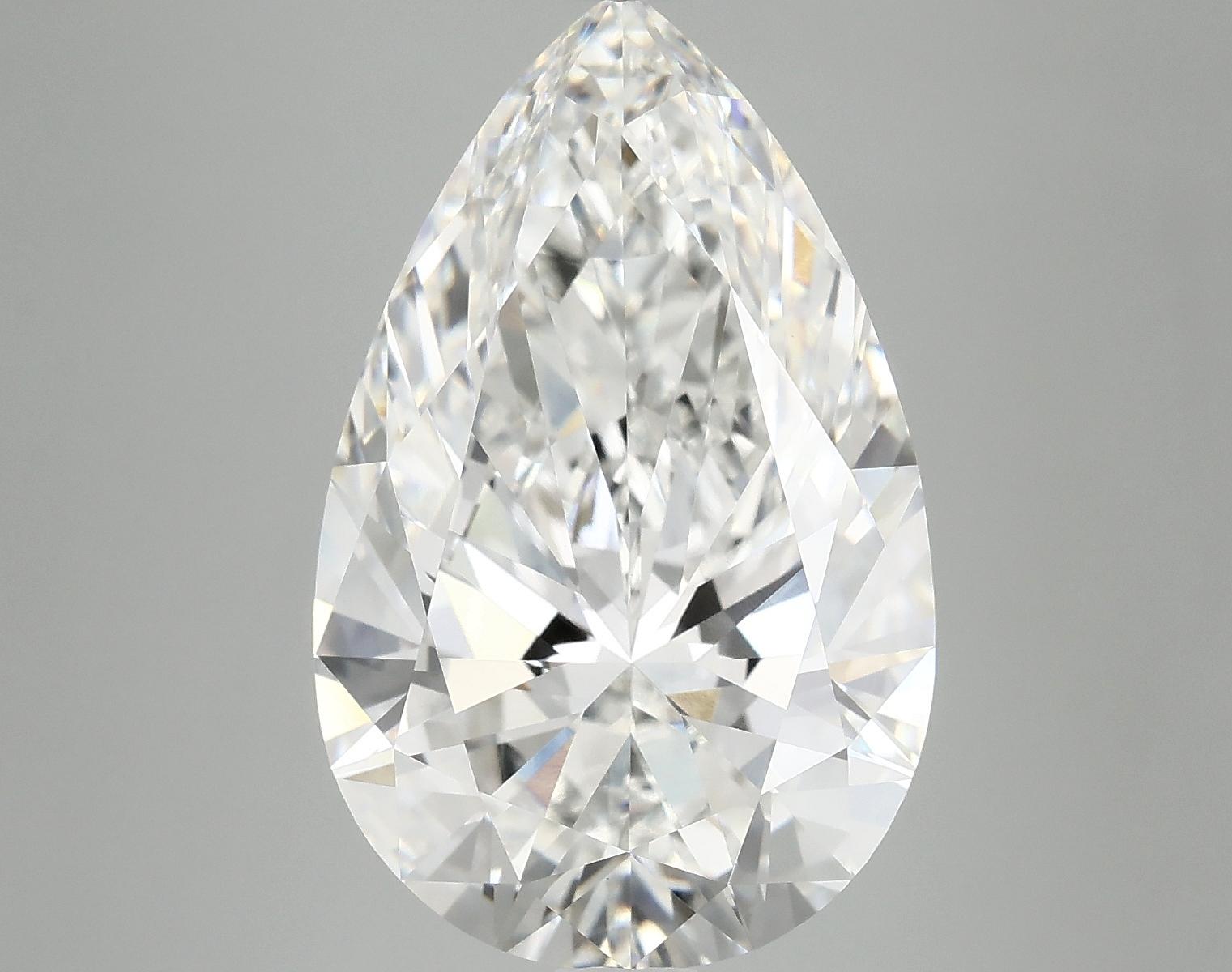 8.19 Carat Pear Shaped Ideal Cut VVS2 IGI Certified Lab Grown Diamond