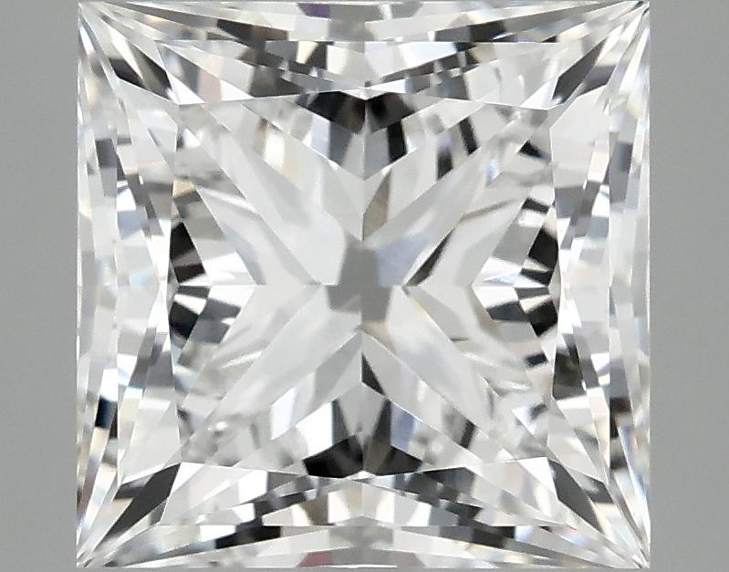 5.09 Carat Princess Shaped Ideal Cut VVS2 IGI Certified Lab Grown Diamond