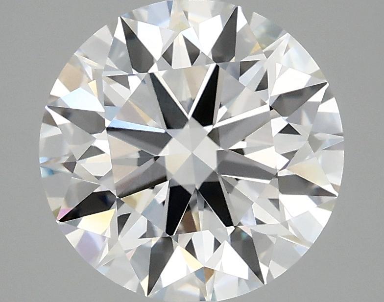 3.08 Carat Round Shaped Ideal Cut VVS2 IGI Certified Lab Grown Diamond