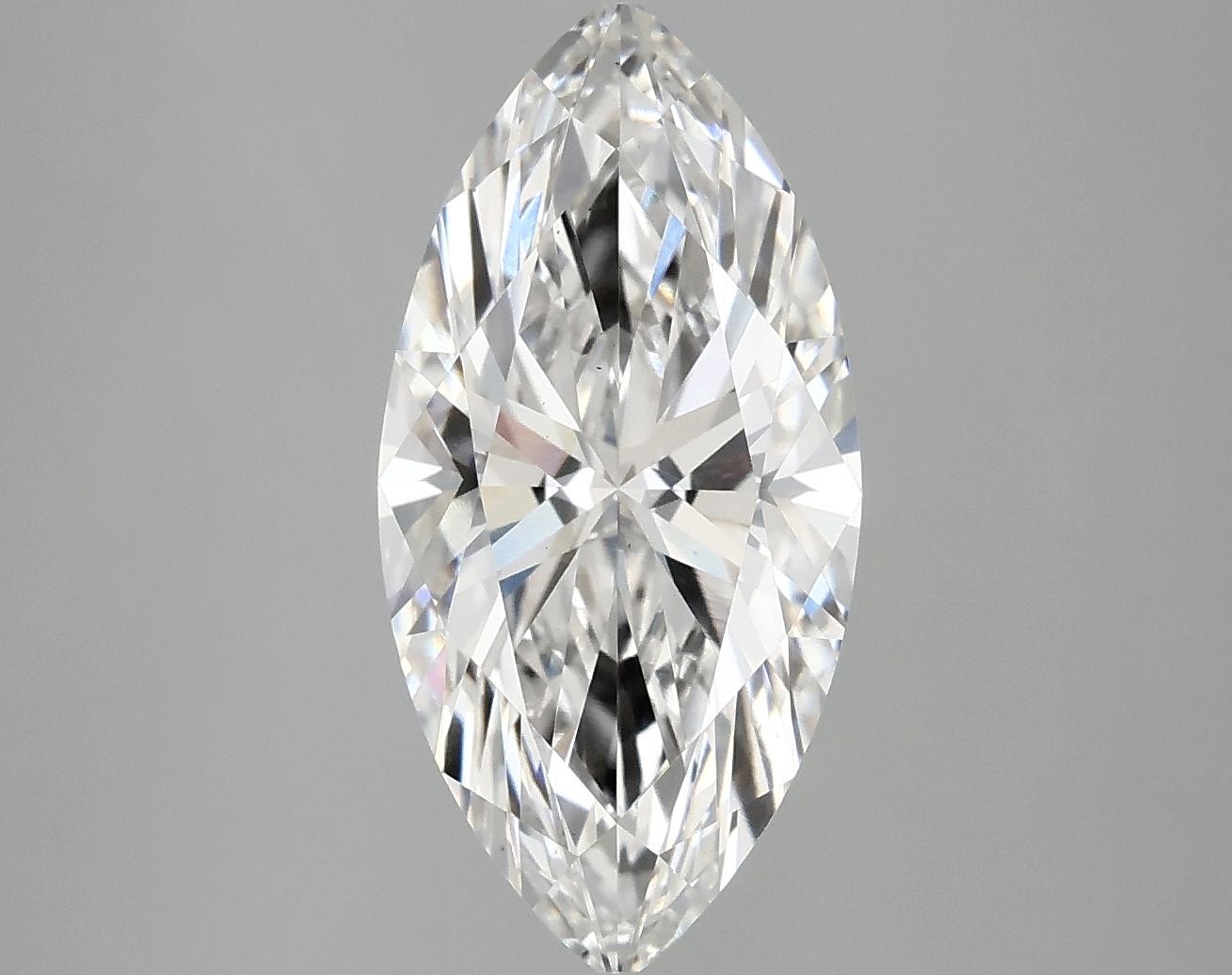 2.98 Carat Marquise Shaped Excellent Cut VS1 IGI Certified Lab Grown Diamond