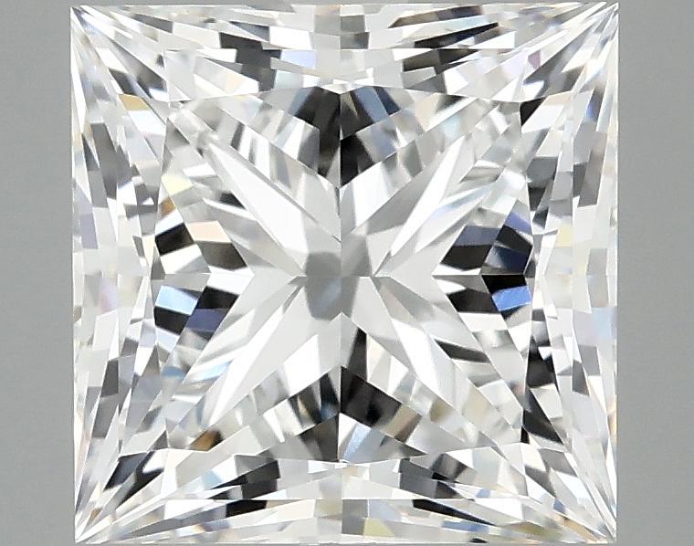 4.11 Carat Princess Shaped Ideal Cut VVS2 IGI Certified Lab Grown Diamond