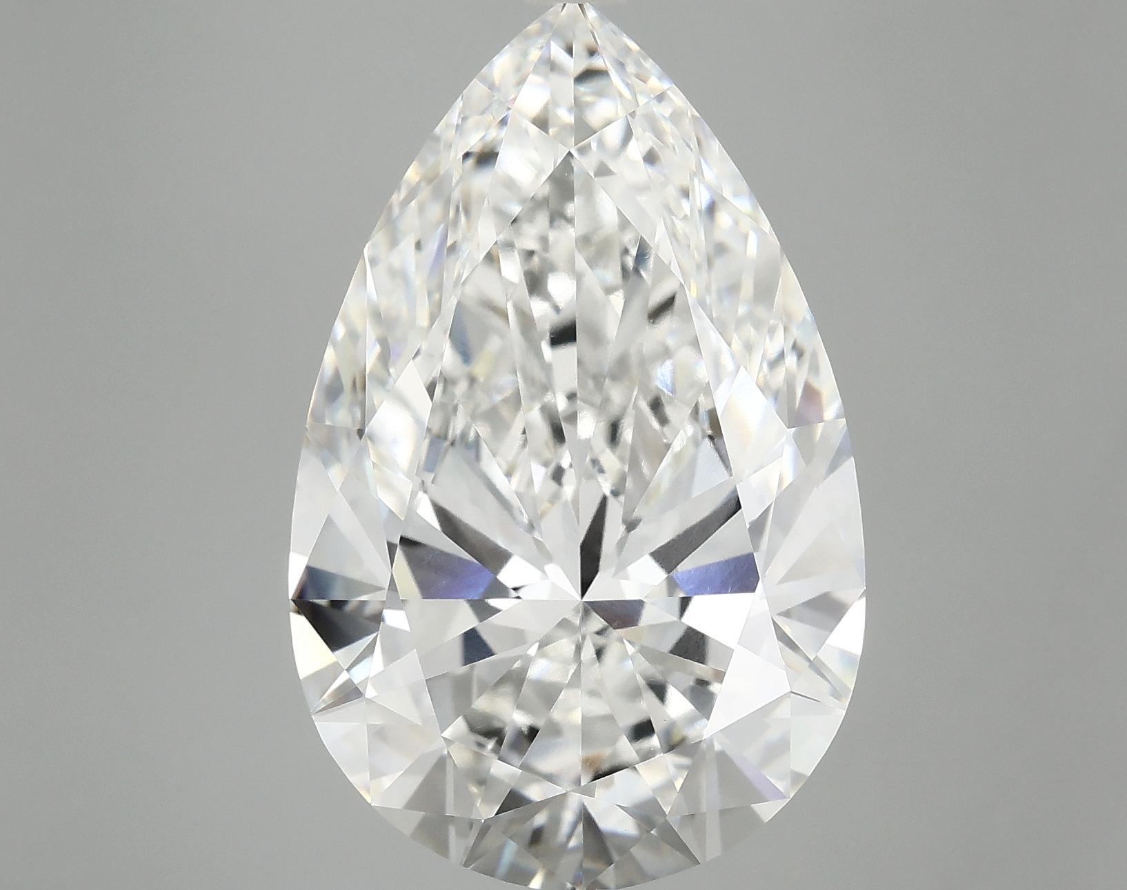10.09 Carat Pear Shaped Ideal Cut VVS2 IGI Certified Lab Grown Diamond