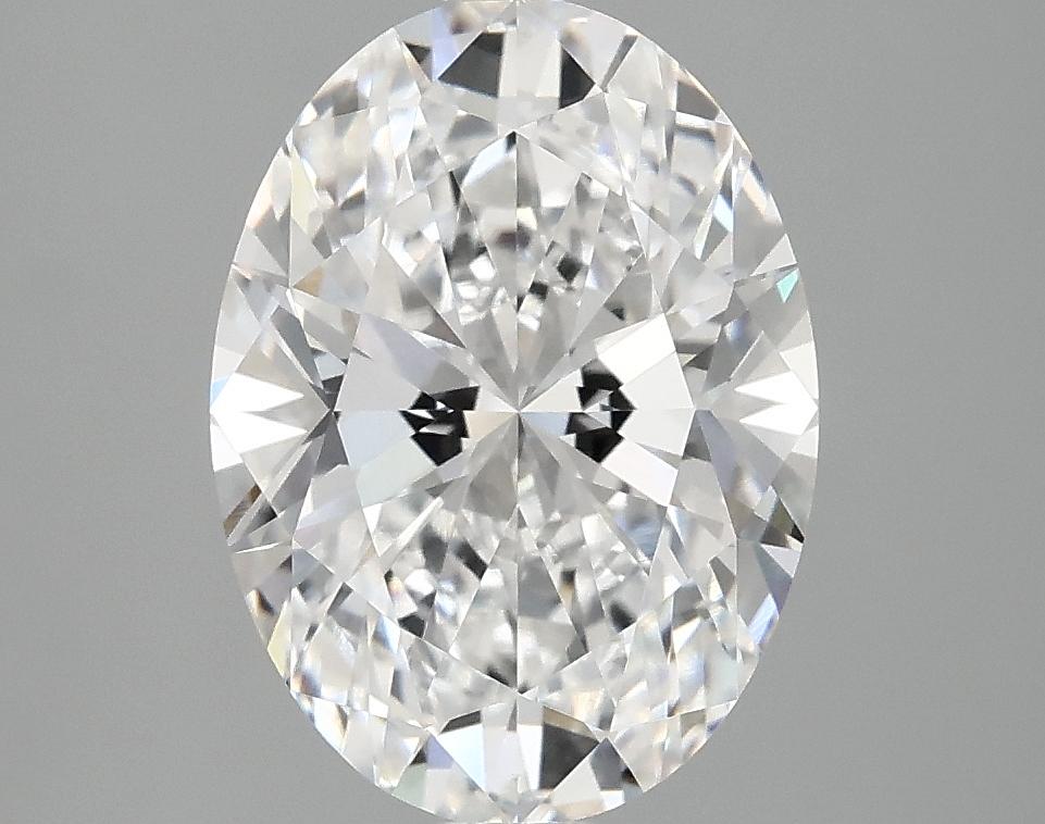 3.07 Carat Oval Shaped Excellent Cut VVS2 IGI Certified Lab Grown Diamond