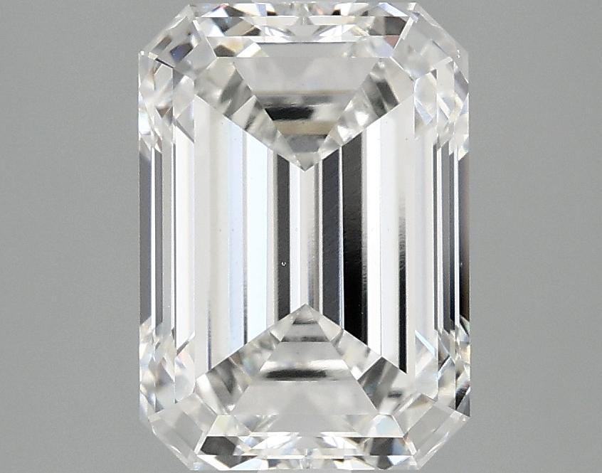 3.03 Carat Emerald Shaped Ideal Cut VVS2 IGI Certified Lab Grown Diamond