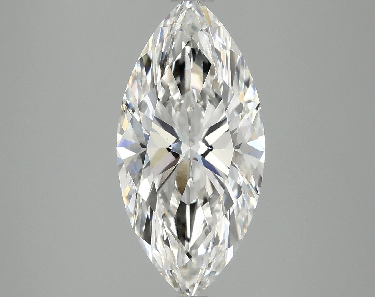 3.08 Carat Marquise Shaped Excellent Cut VS1 IGI Certified Lab Grown Diamond