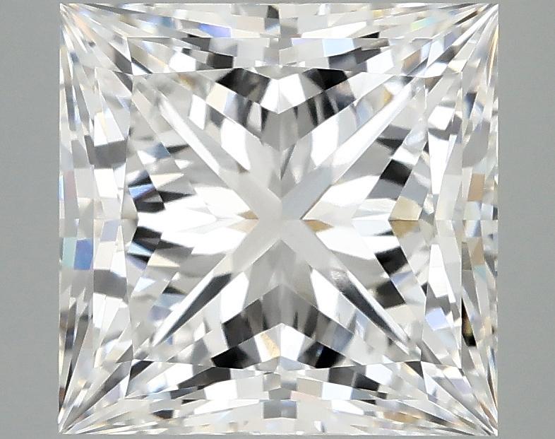 4.8 Carat Princess Shaped Ideal Cut VVS2 IGI Certified Lab Grown Diamond
