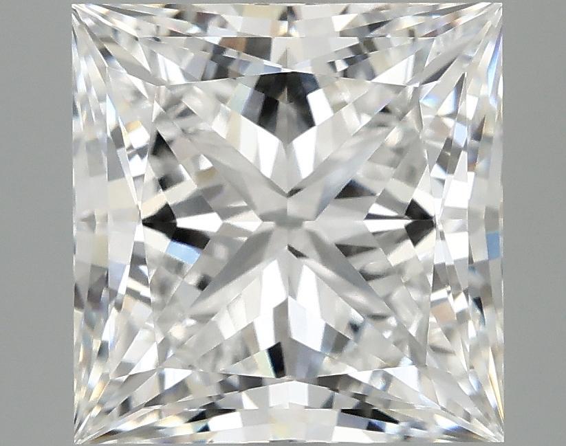 5.05 Carat Princess Shaped Ideal Cut VVS2 IGI Certified Lab Grown Diamond