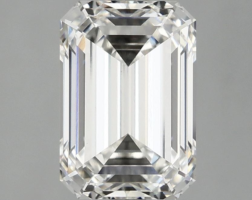 3.02 Carat Emerald Shaped Ideal Cut VVS2 IGI Certified Lab Grown Diamond