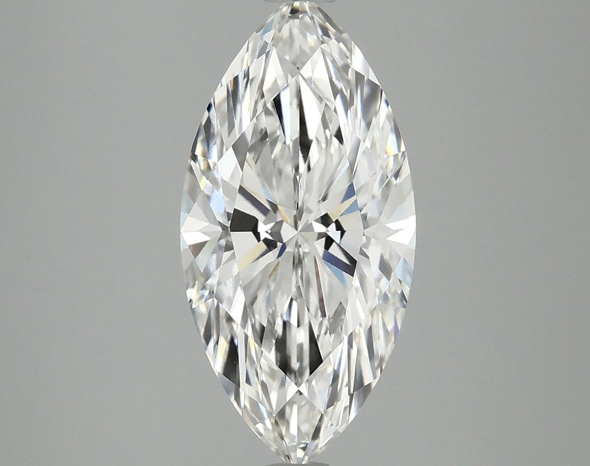 3.09 Carat Marquise Shaped Ideal Cut VVS2 IGI Certified Lab Grown Diamond