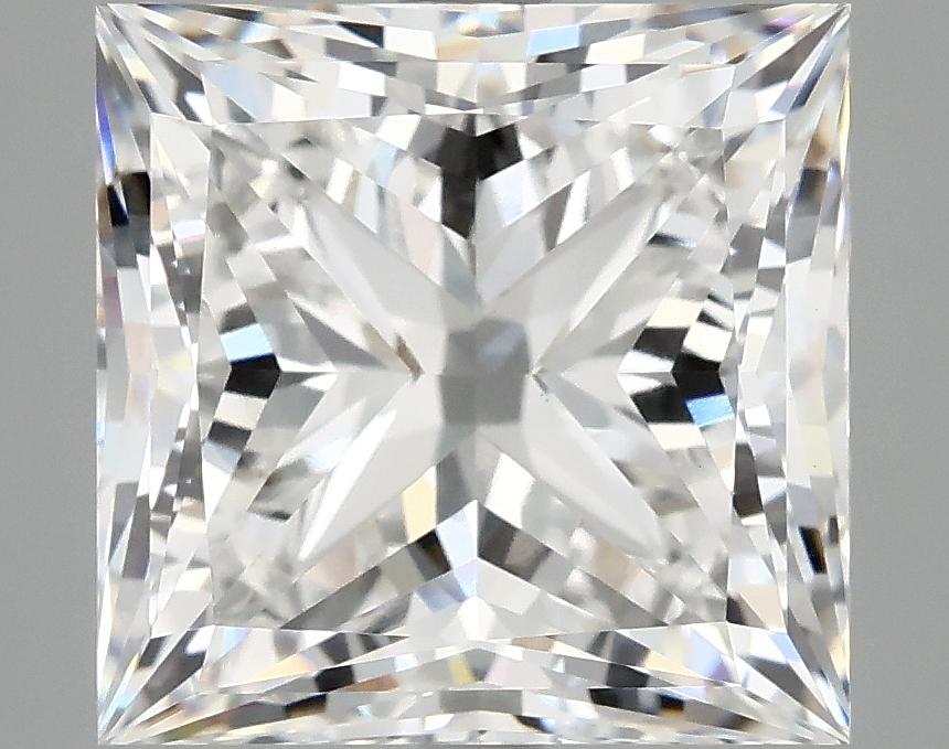 6.04 Carat Princess Shaped Ideal Cut VVS2 IGI Certified Lab Grown Diamond