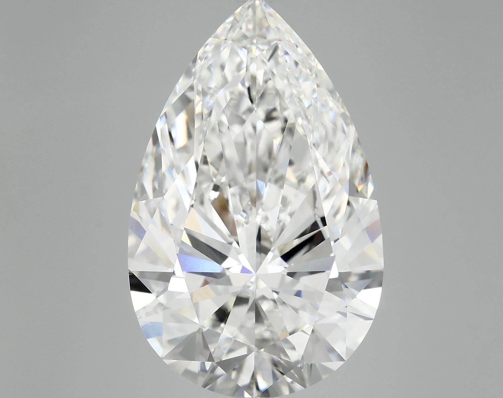 10.0 Carat Pear Shaped Ideal Cut VVS2 IGI Certified Lab Grown Diamond