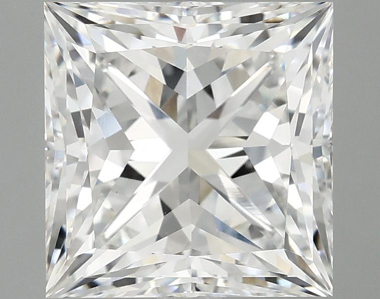 4.1 Carat Princess Shaped Ideal Cut VVS2 IGI Certified Lab Grown Diamond