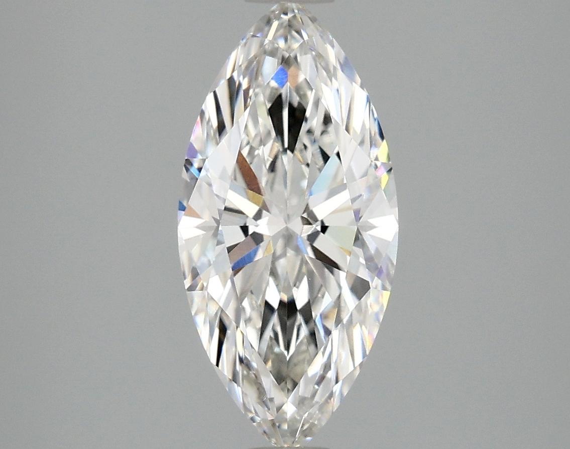 2.05 Carat Marquise Shaped Excellent Cut VVS2 IGI Certified Lab Grown Diamond