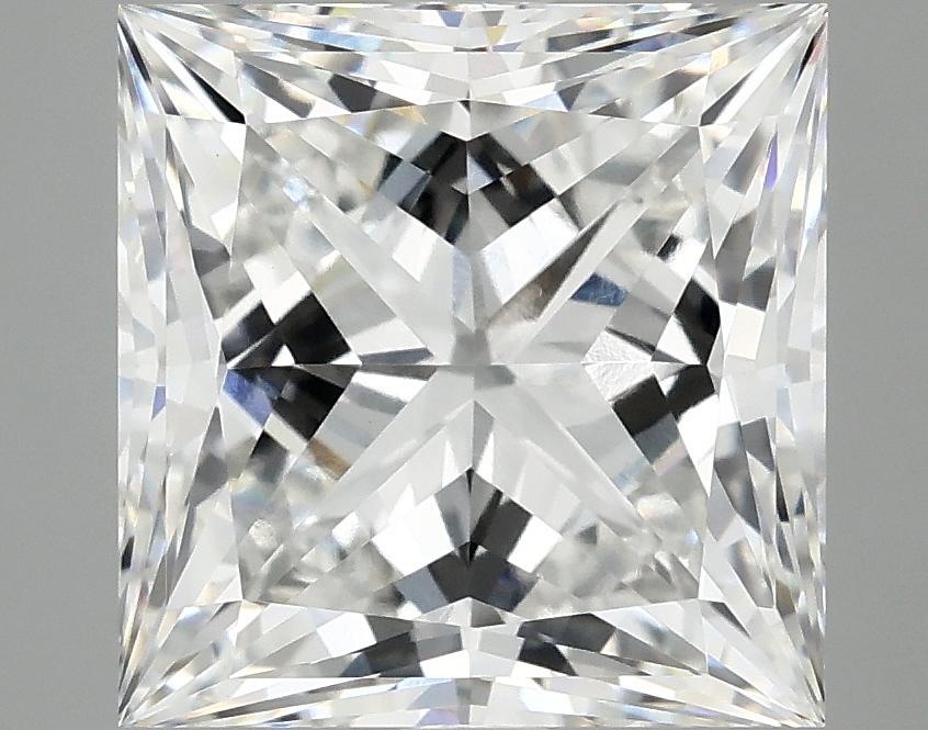 5.06 Carat Princess Shaped Ideal Cut VVS2 IGI Certified Lab Grown Diamond