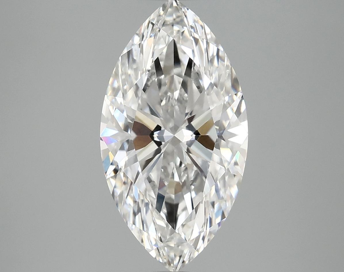 3.09 Carat Marquise Shaped Excellent Cut VVS2 IGI Certified Lab Grown Diamond
