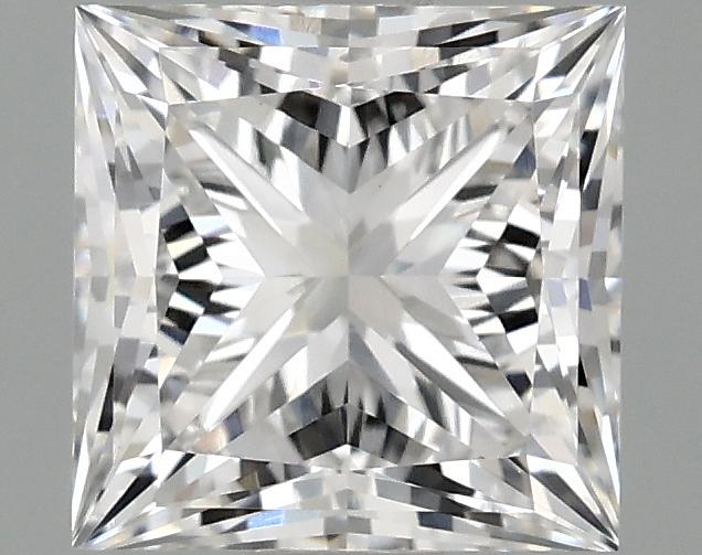 1.08 Carat Princess Shaped Ideal Cut VVS2 IGI Certified Lab Grown Diamond