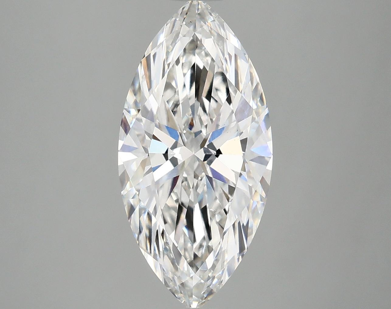 3.03 Carat Marquise Shaped Excellent Cut VS1 IGI Certified Lab Grown Diamond