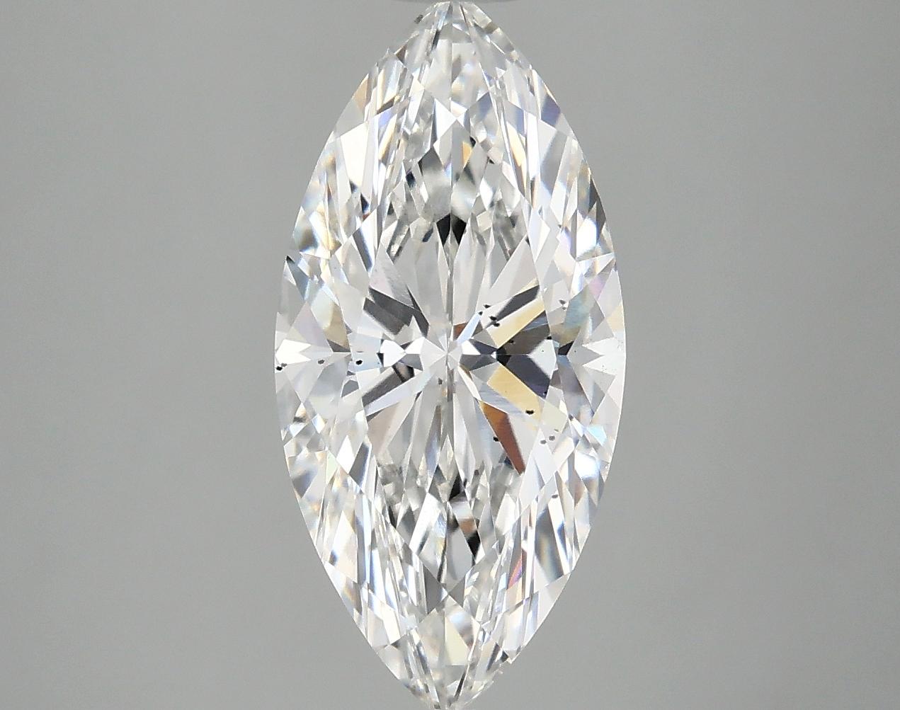 3.06 Carat Marquise Shaped Excellent Cut VS2 IGI Certified Lab Grown Diamond