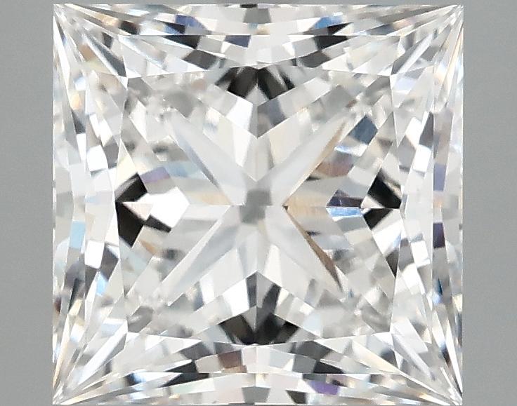 4.04 Carat Princess Shaped Ideal Cut VS1 IGI Certified Lab Grown Diamond