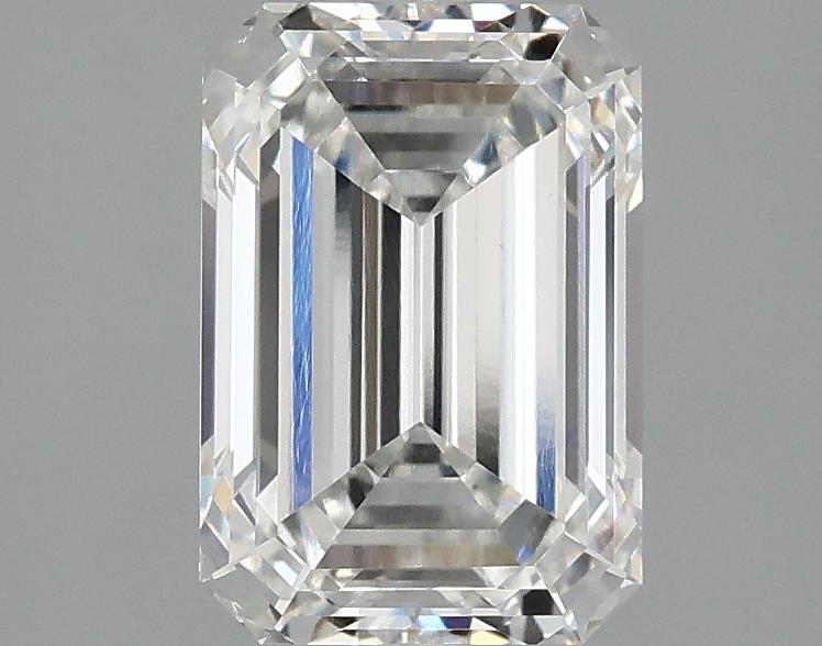 2.1 Carat Emerald Shaped Ideal Cut VVS2 IGI Certified Lab Grown Diamond