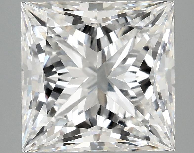 4.14 Carat Princess Shaped Ideal Cut VVS2 IGI Certified Lab Grown Diamond
