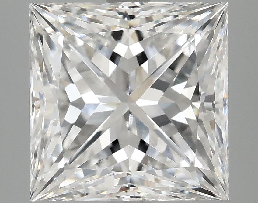 4.78 Carat Princess Shaped Ideal Cut VVS2 IGI Certified Lab Grown Diamond